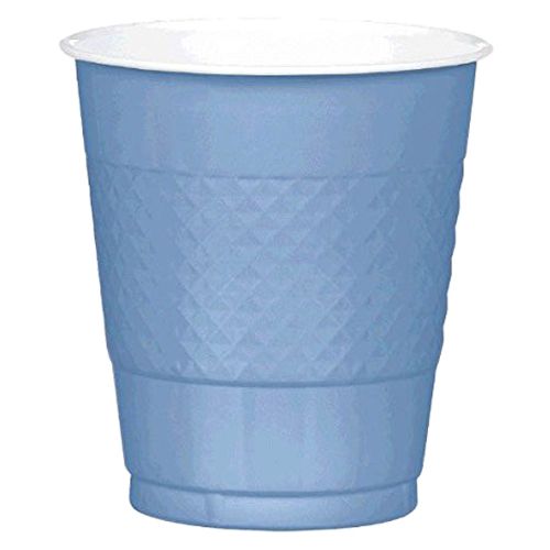 Amscan - Plastic Cups 12oz 20pcs - Pastel Blue