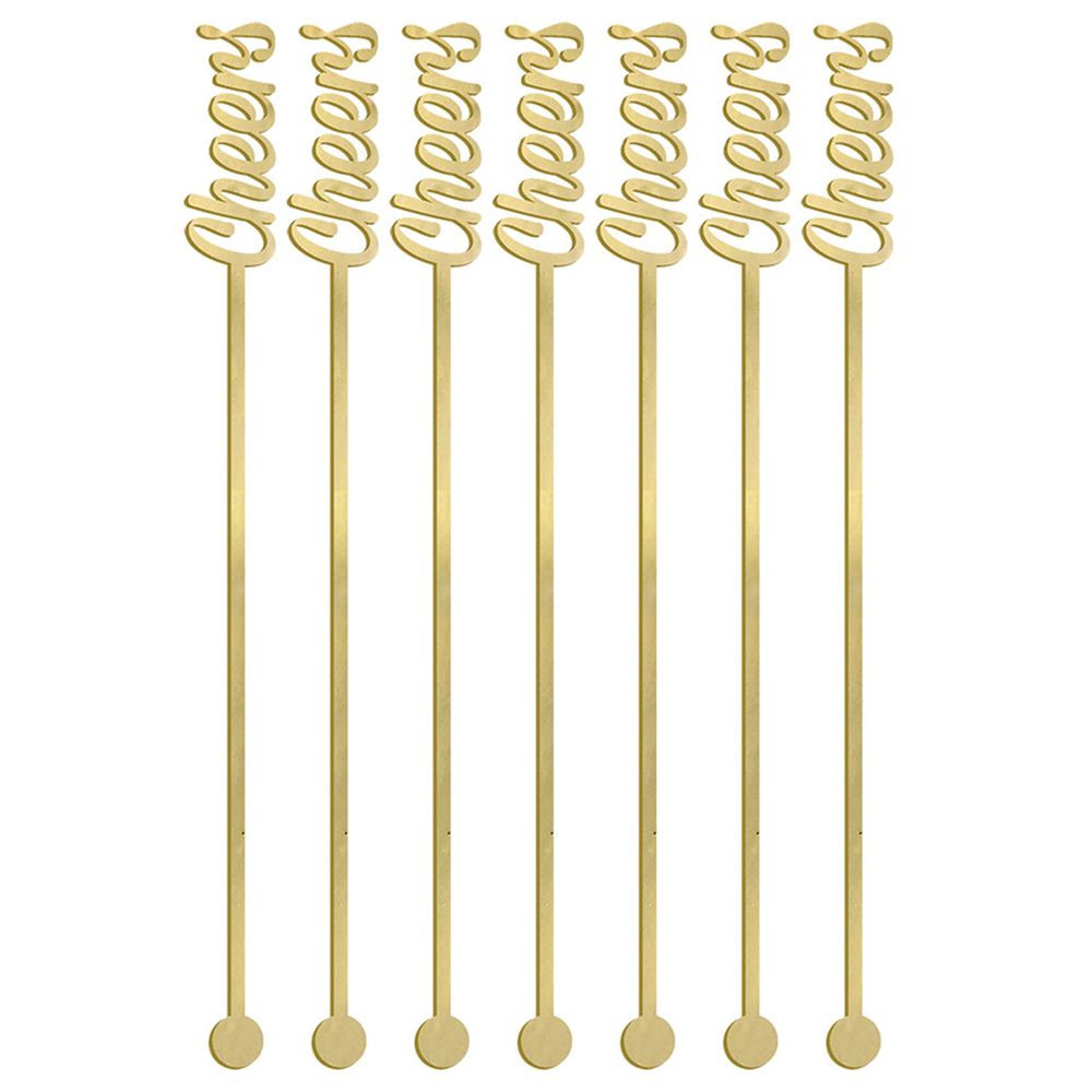 Amscan - Gold Stirrers 12pc