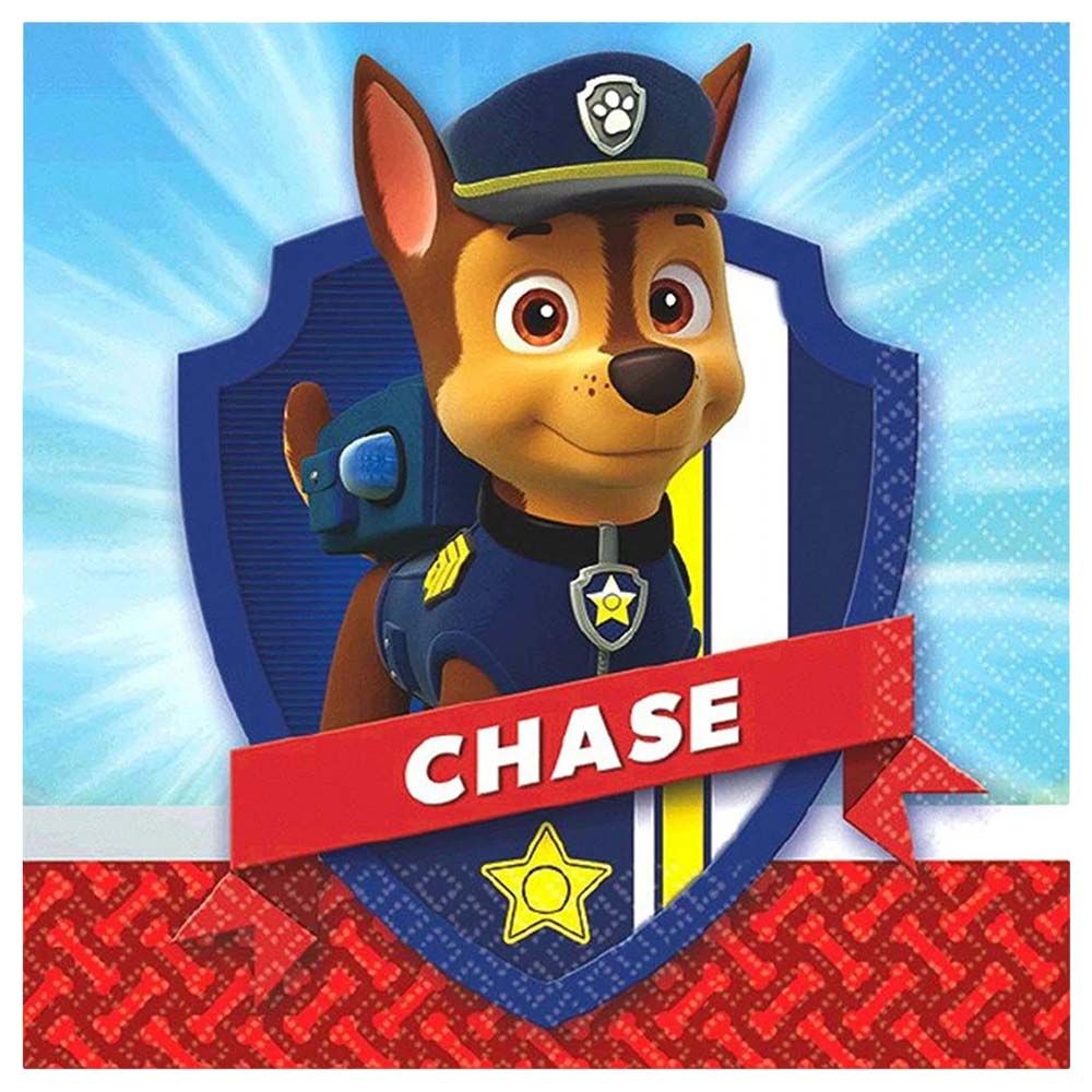 Paw Patrol Beverage Tissues Party Favor 16Pcs