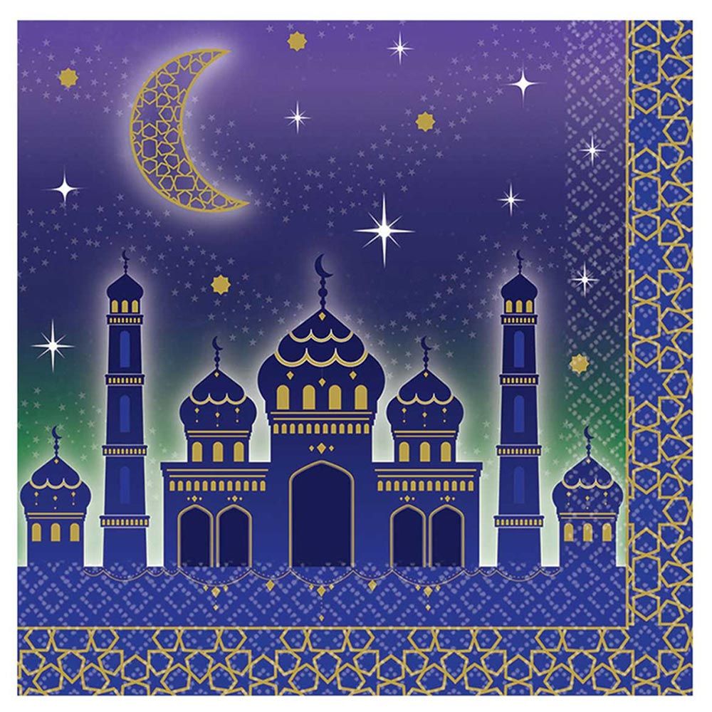 Amscan - Ramadan Celebration Lunch Napkin - Pack of 16