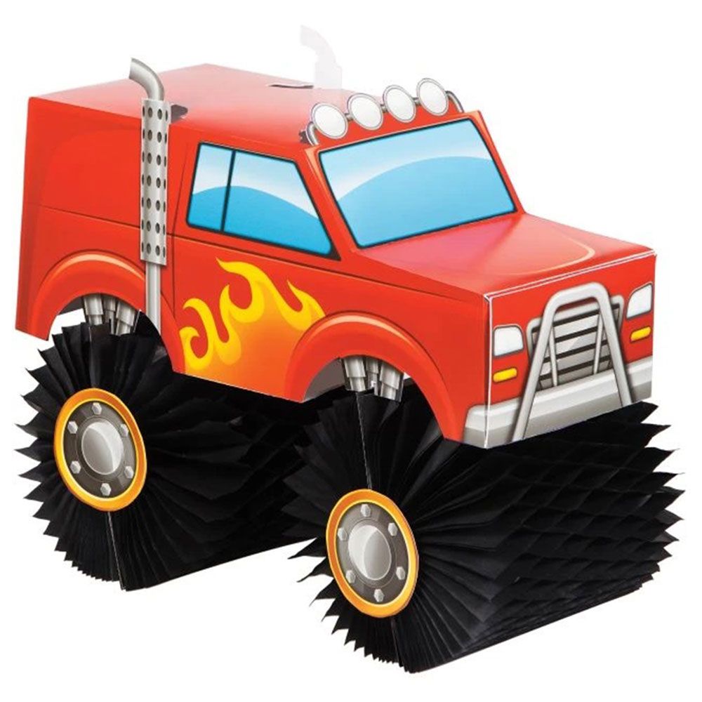 Creative Converting - Monster Truck Honeycomb Centerpiece 3D