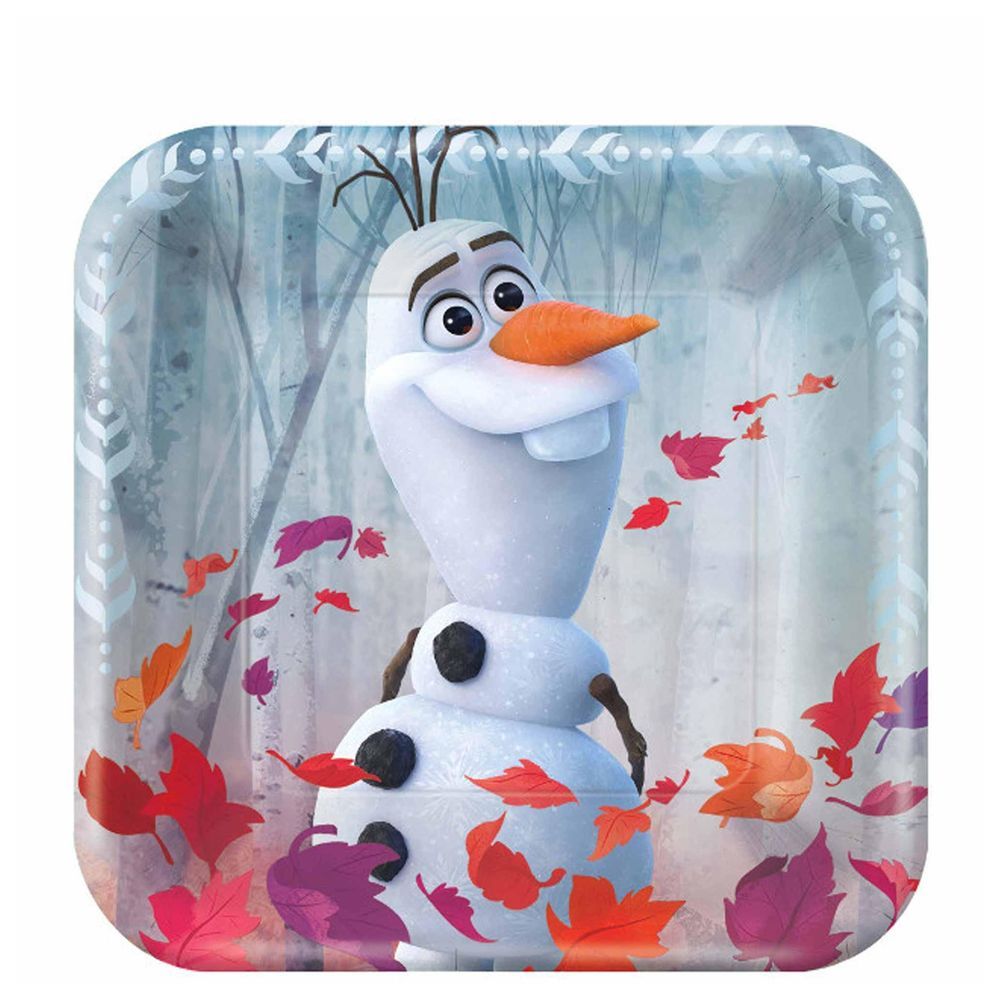 Frozen II Paper Square Plates 7" 8pcs