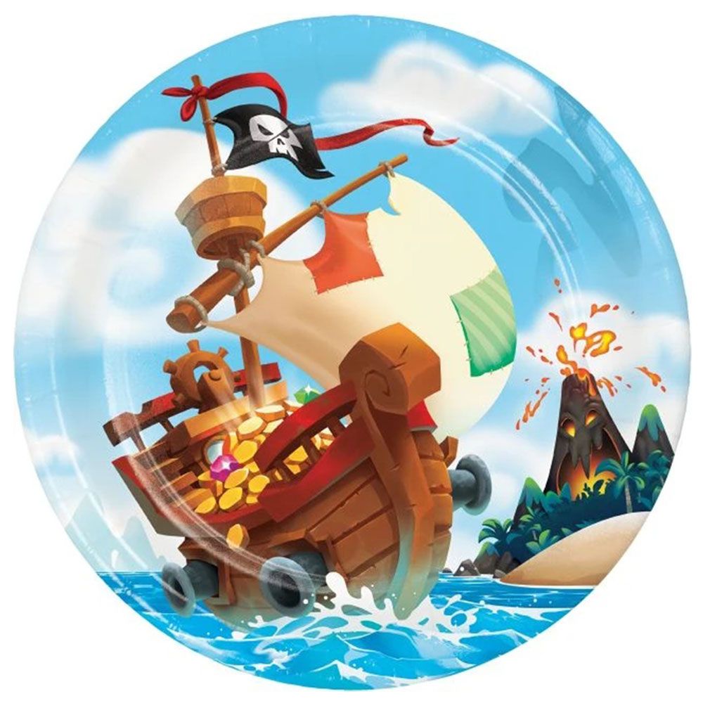 Creative Converting - Pirate Treasure Dinner Plate 8pcs