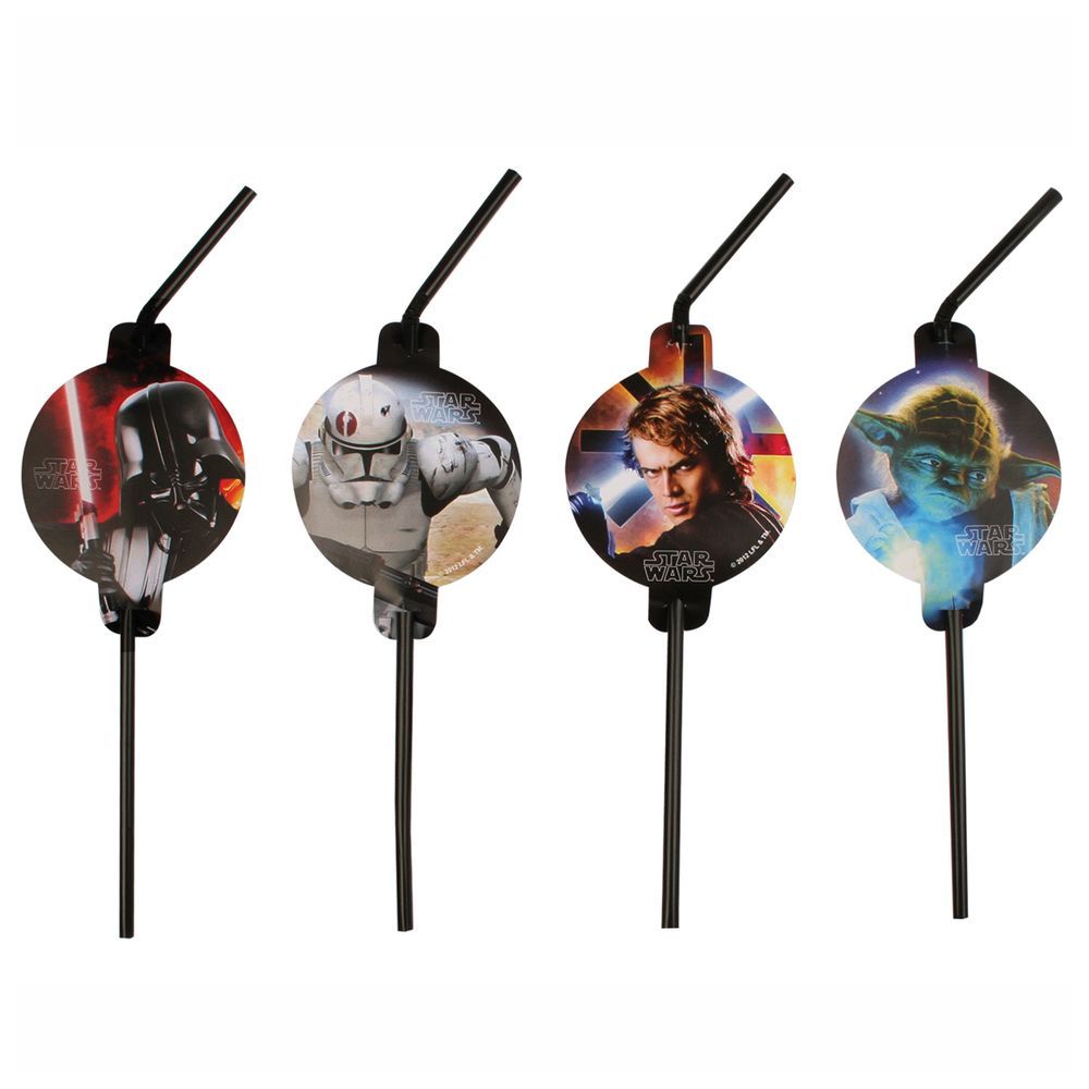 Star Wars Drinking Straws 8pcs