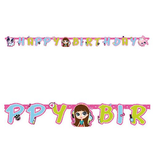 Amscan - Littlest Pet Shop Letter Banner