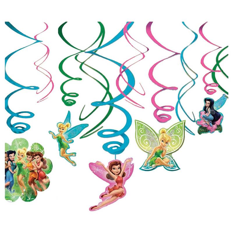 Tinker Bell Value Pack Swirl Decoration