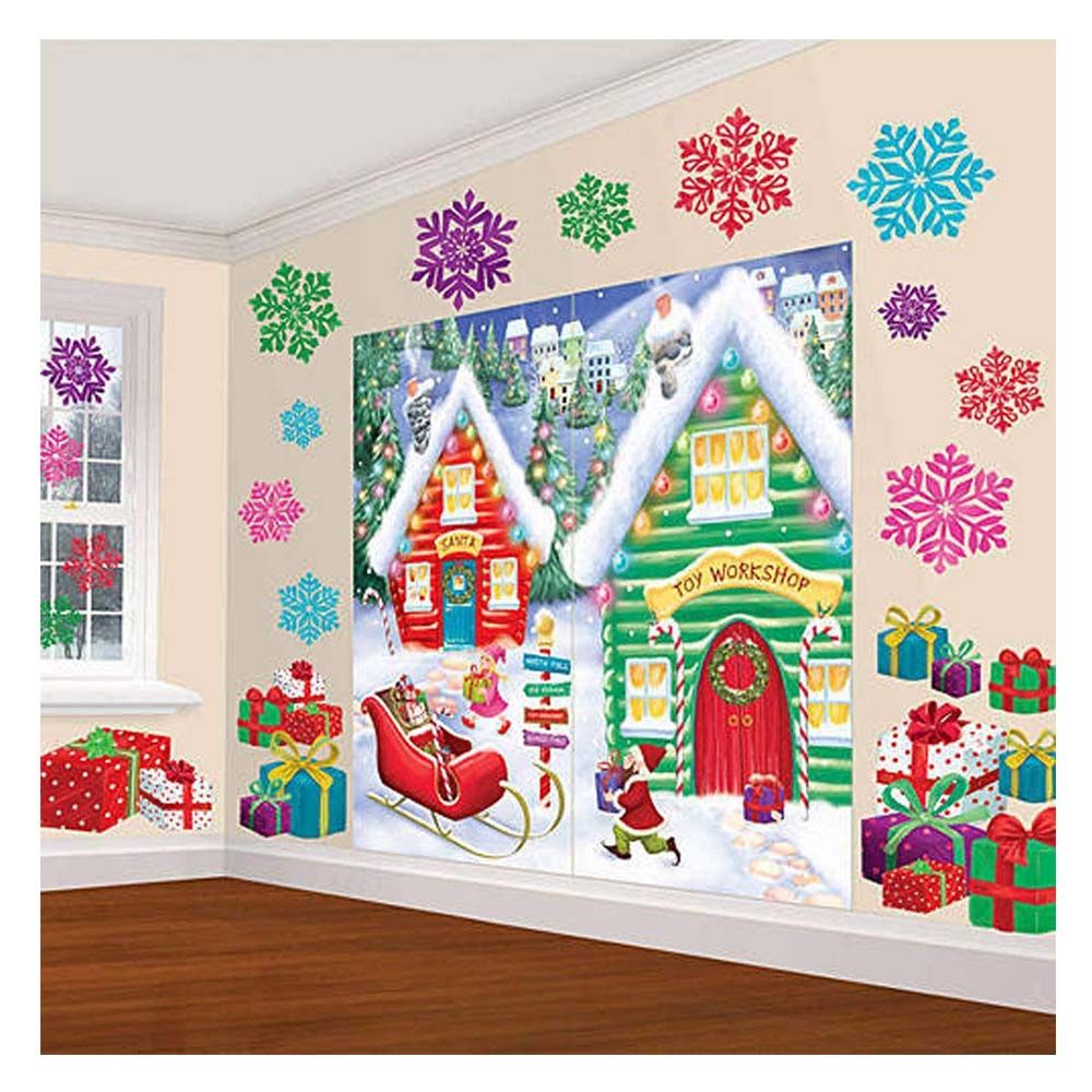 Party Centre - North Pole Scene Setter Decorating Kit - 32pcs