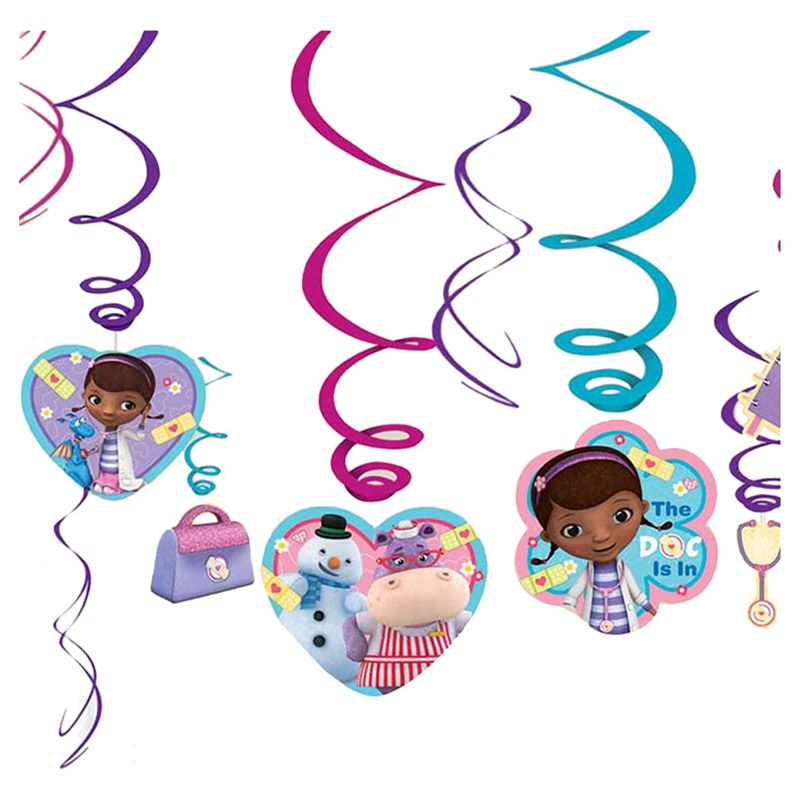 Disney Doc McStuffins Foil Swirl 12pcs