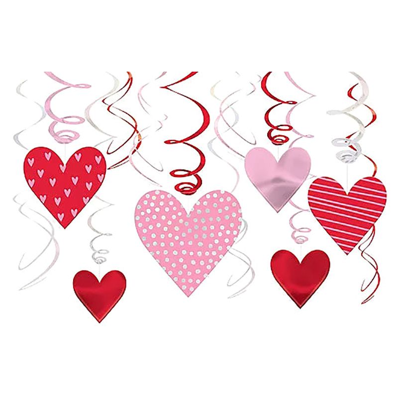 Valentines Swirls Value Pack Decoration