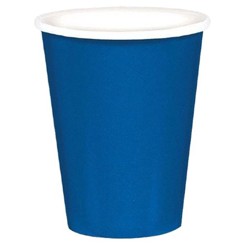 Amscan - Party Paper Cups 9oz 20pcs - Bright Royal Blue