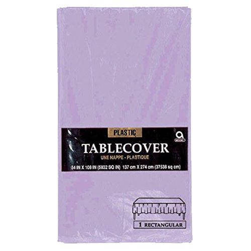 Amscan - Plastic Table Cover - Lavender