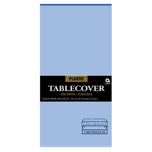 Amscan - Plastic Table Cover - Pastel Blue