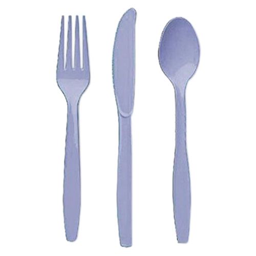 Amscan - Heavy Weight Assorted Cutlery 24pcs - Pastel Blue