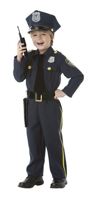 Child Police Officer Career Costume