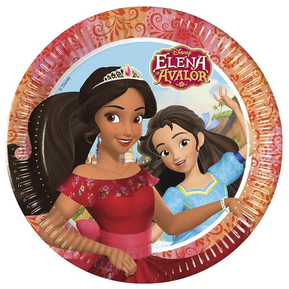 Elena Of Avalor Round Paper Plates 9", 8pcs