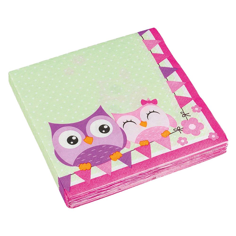 Amscan - Owls Luncheon Tissues 33cm 20pcs