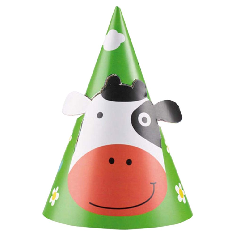 Farm Fun Party Hats (8pcs)