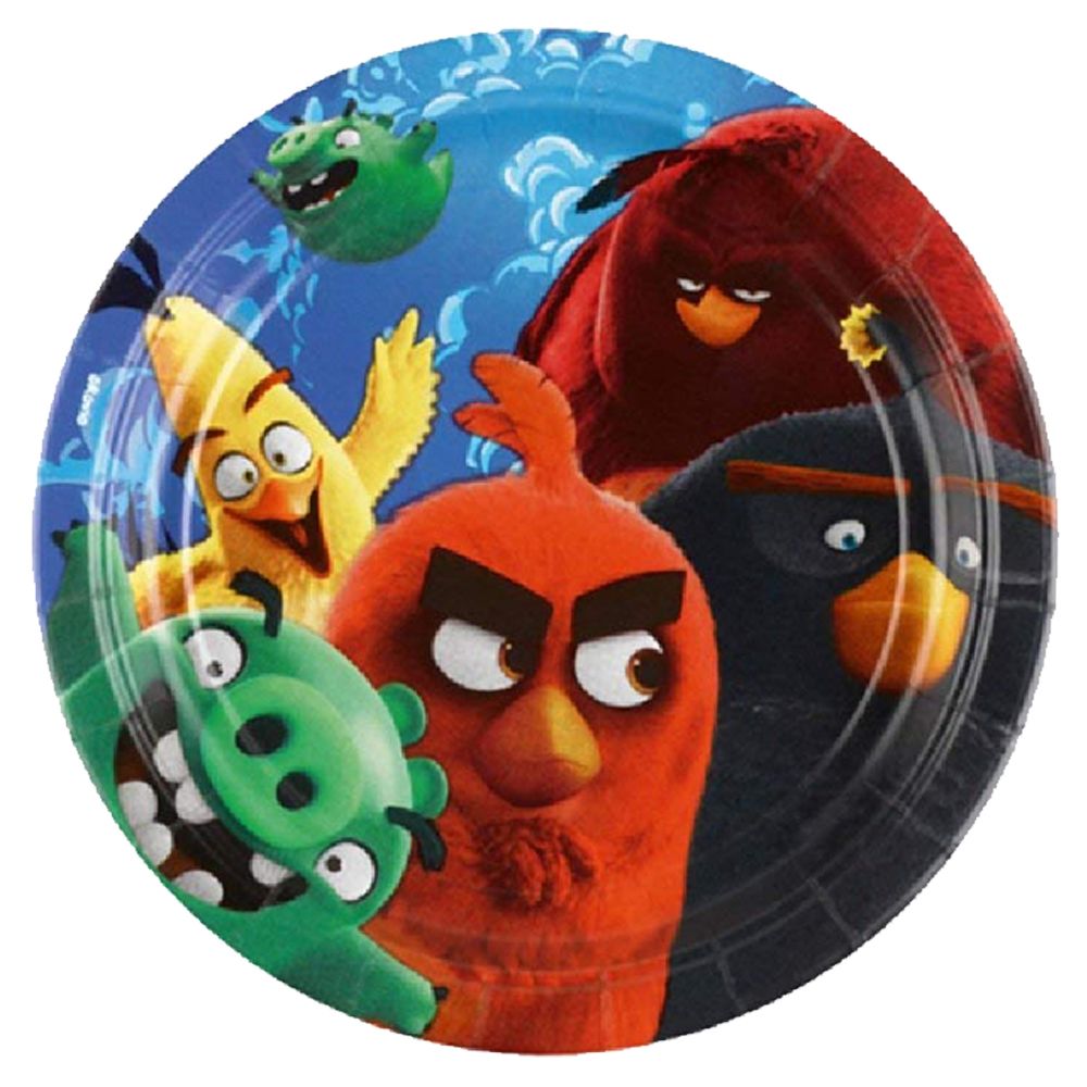 Amscan - Angry Birds Movie Paper Plates 7" 8pcs