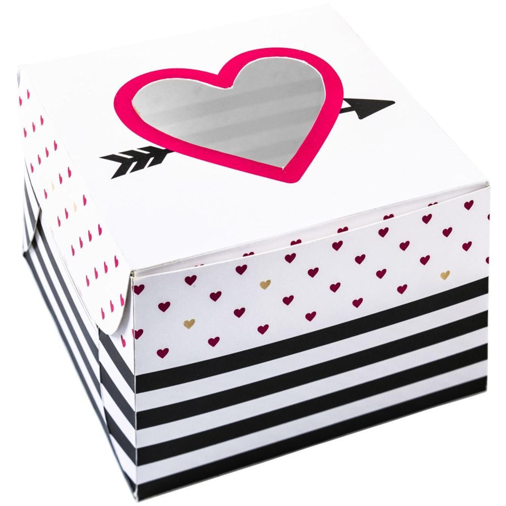 Valentines Everyday Love Cake Boxes 2pc-Set