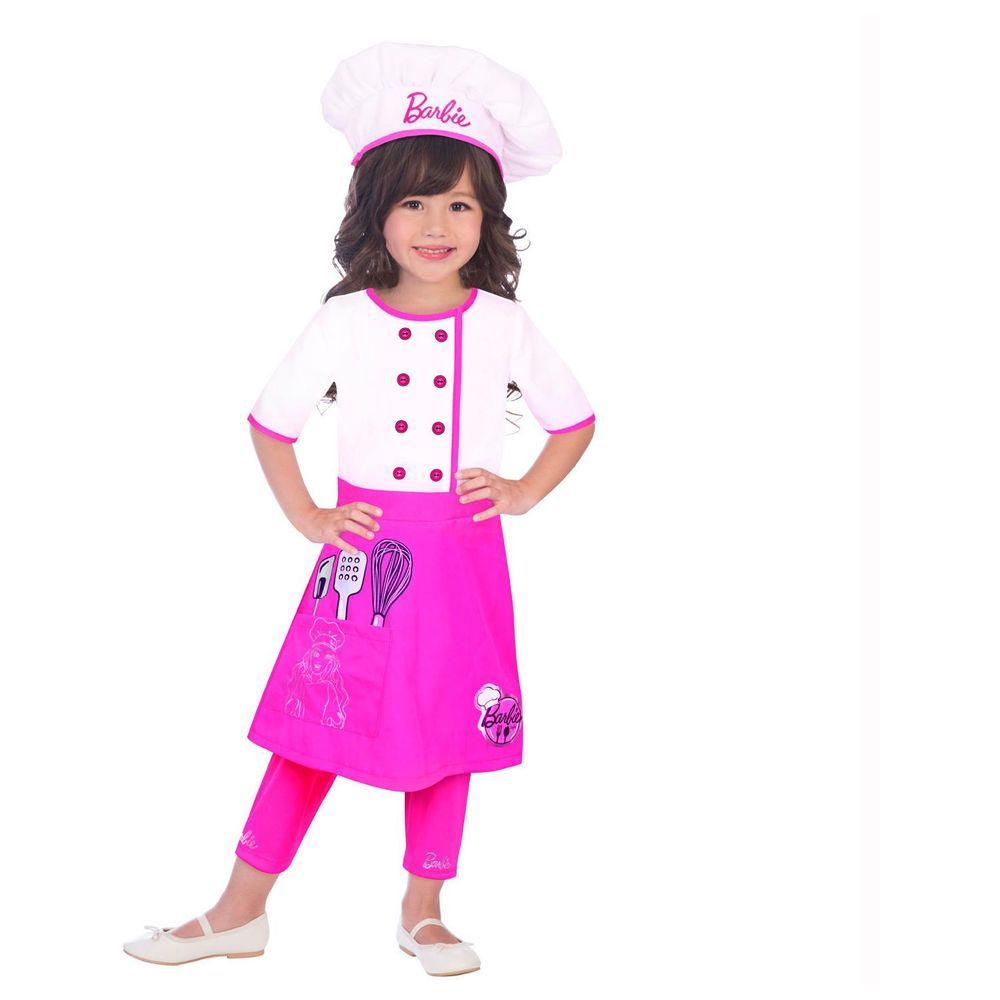 Child Barbie Chef Costume