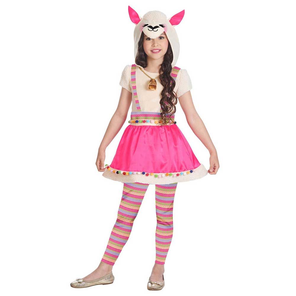 Child Lovely Llama Girls Costume - Pink