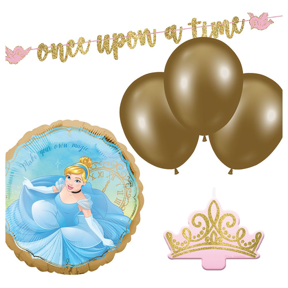 Party Center - Disney Princess Cinderella Decoration Kit