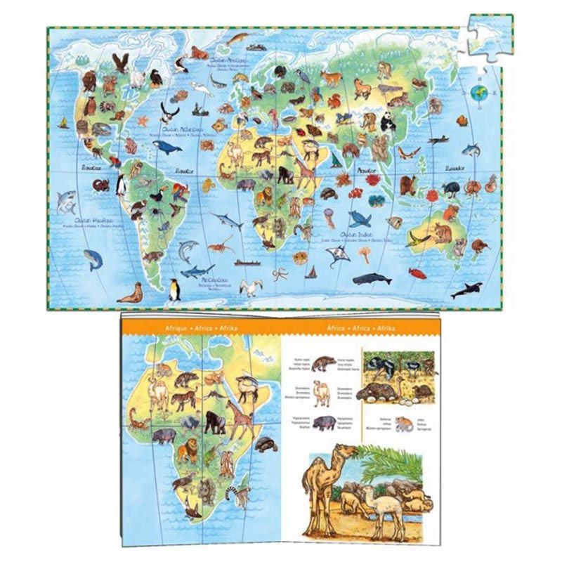 Djeco - World's Animals Observation Puzzle