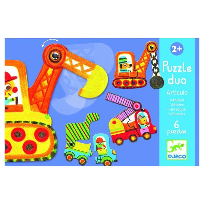 Djeco - Articulo Vehicles Puzzle