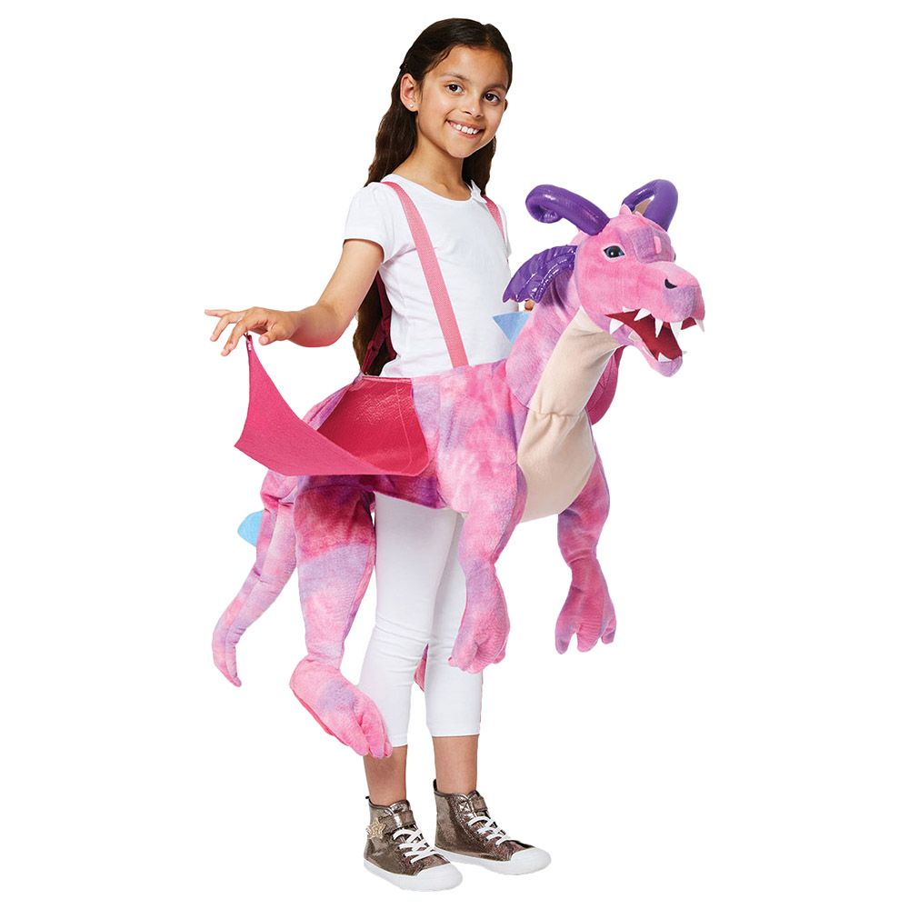 Travis Designs - Child Ride On Pink Dragon Costume