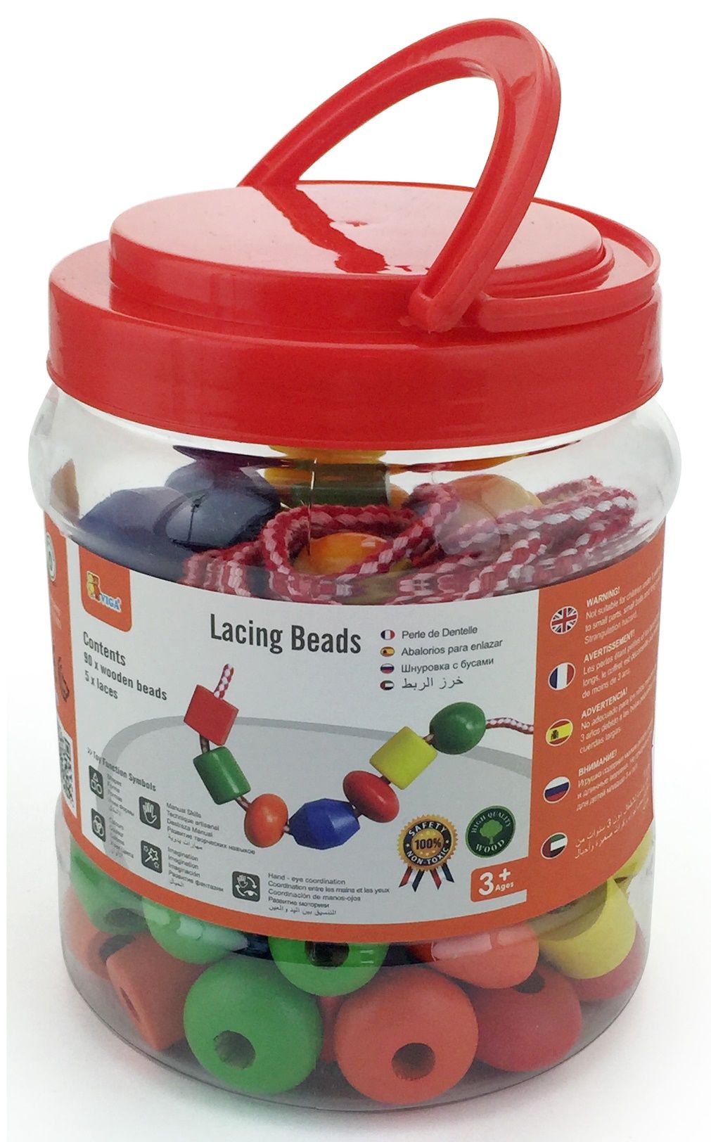 Viga - Lacing Beads - Big