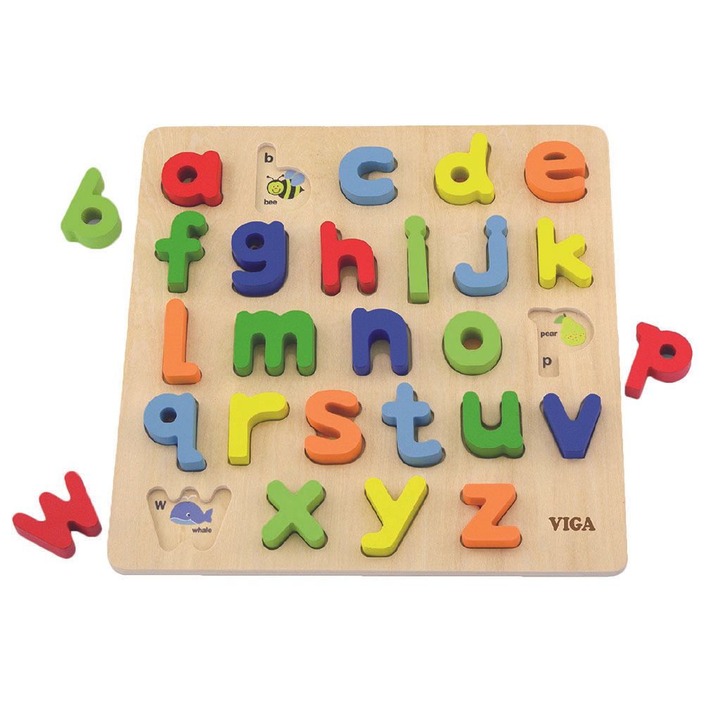 Viga - Block Puzzle - Alphabet Lowercase