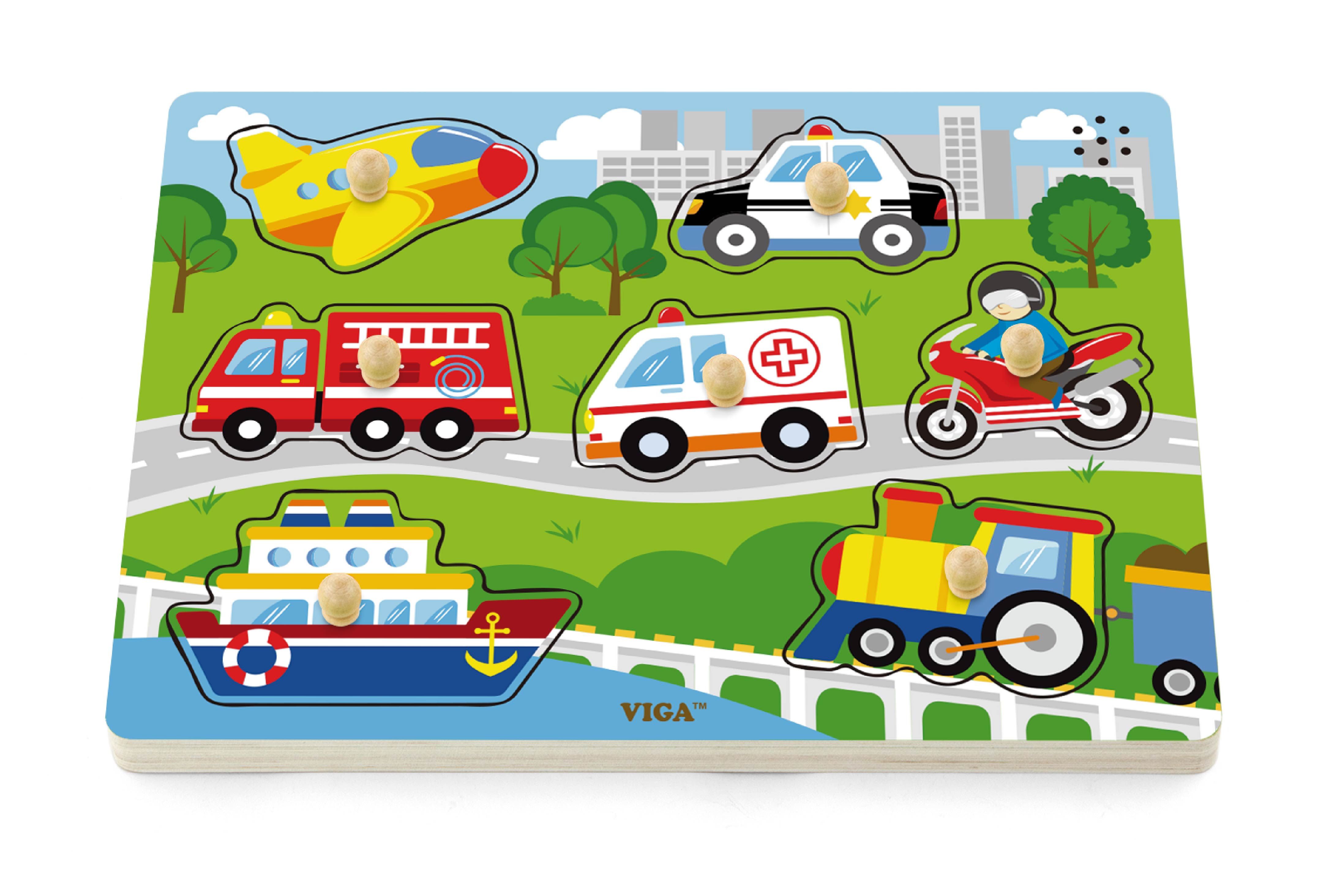 Viga Sound Puzzle - Transportation