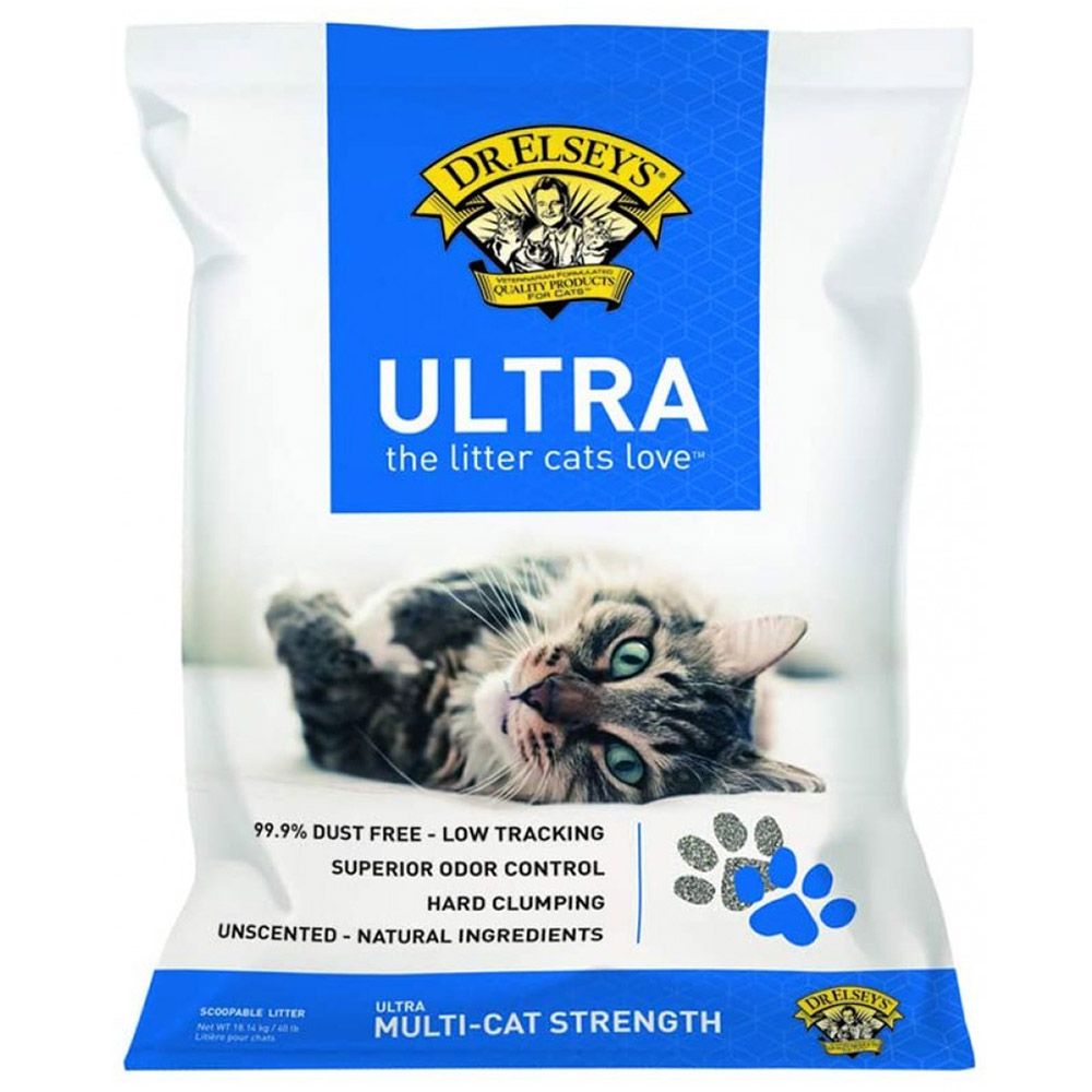 Dr Elsey's - Precious Cat Ultra Hard Non Scented Clay Litter 18kg