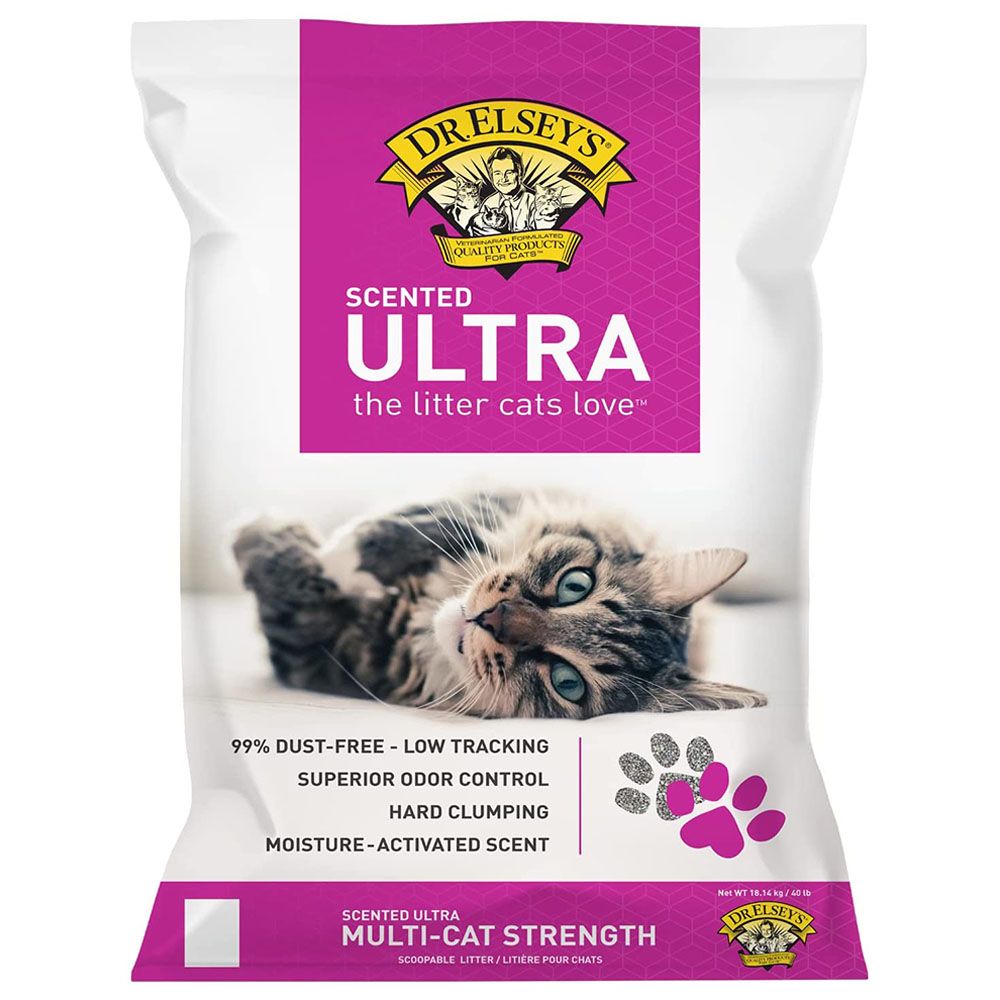 Dr Elsey's - Precious Cat Ultra Hard Scented Clay Litter 18kg