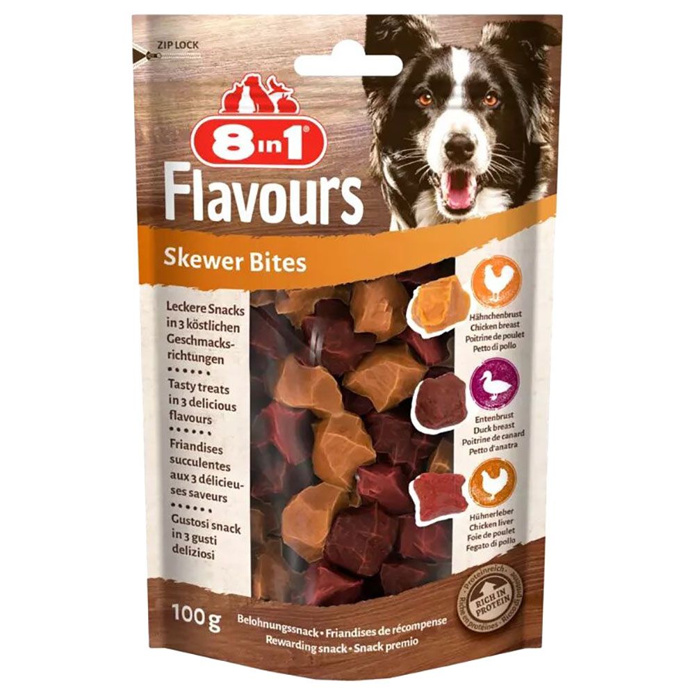 8In1 - Flavours Skewer Bites 100g