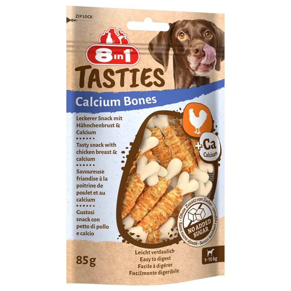 8in1 - TASTY Calcium Bones 85g 