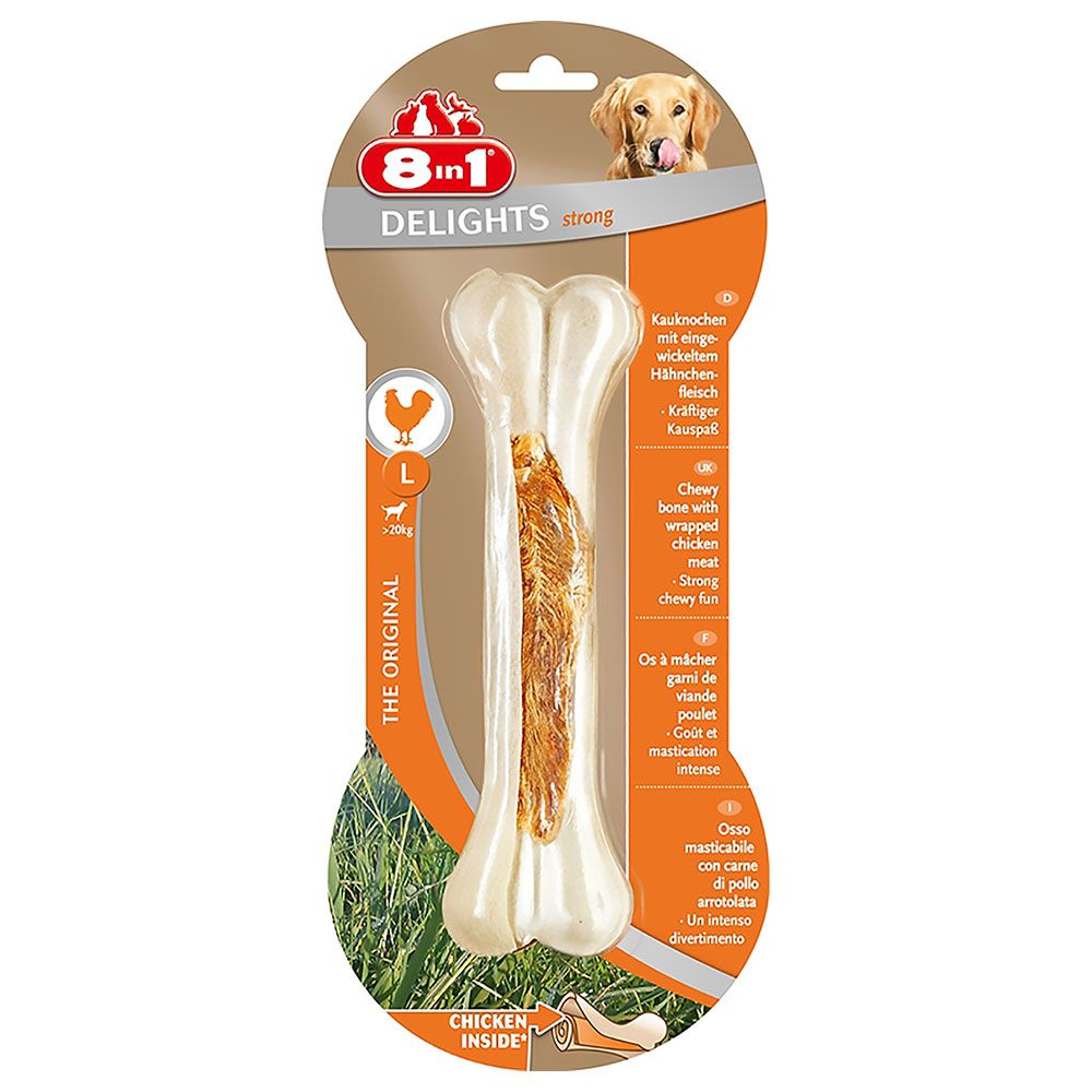 8In1 - Delight Chicken Strg Bone L