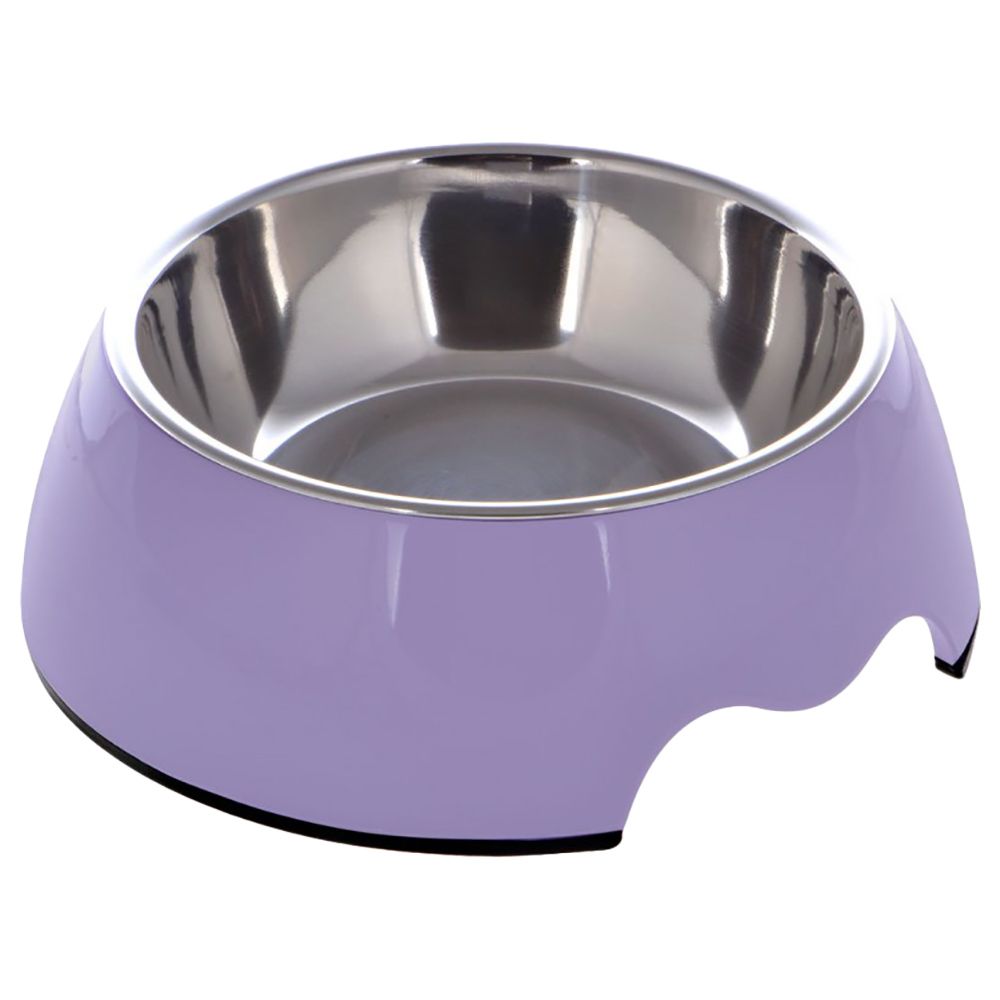 NutraPet - Melamine Round Bowl Medium - Purple