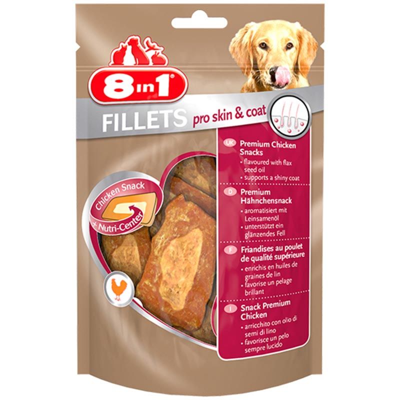 8in1 - Fillets Pro Skin & Coat 80g Small