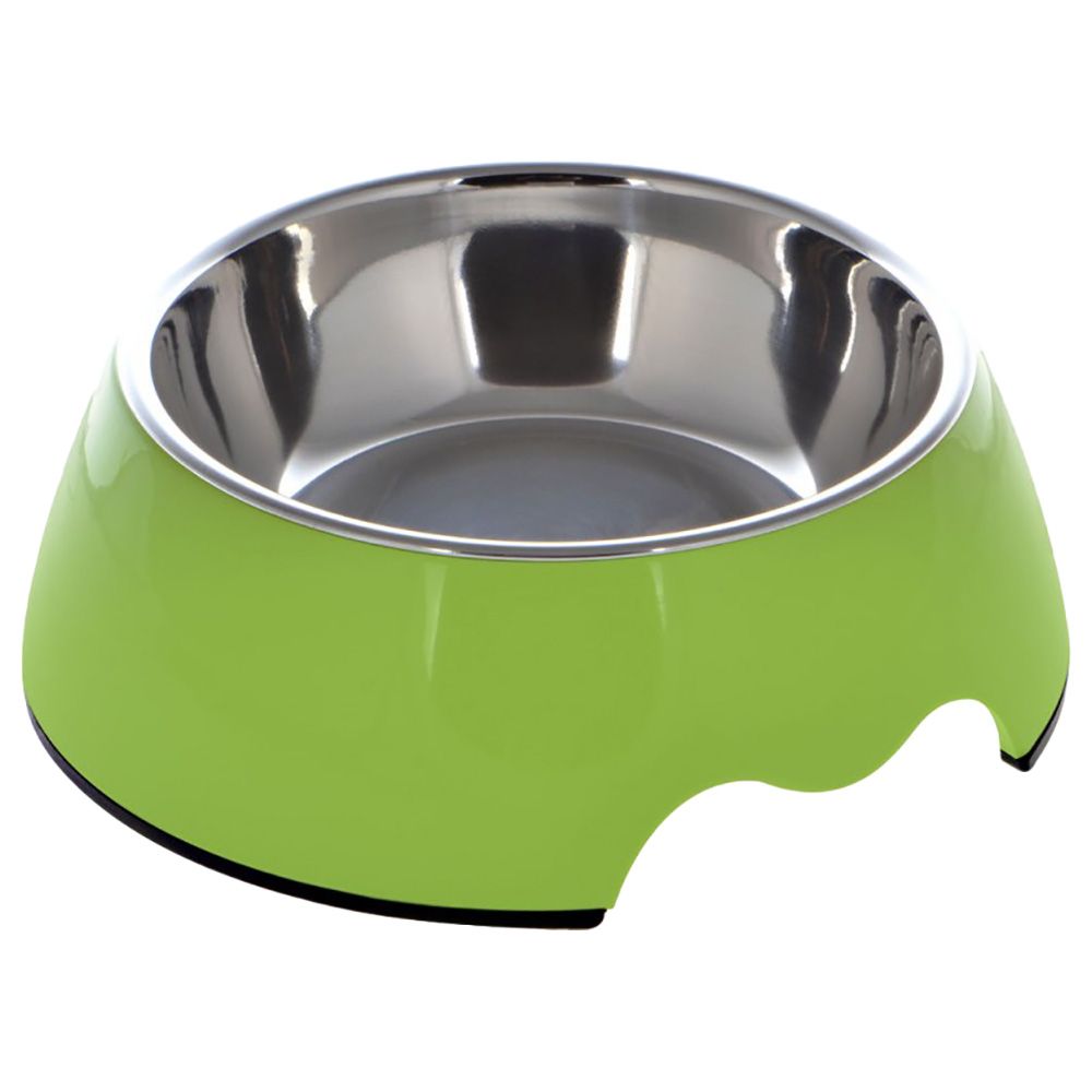 NutraPet - Melamine Round Bowl Large - Dull Green