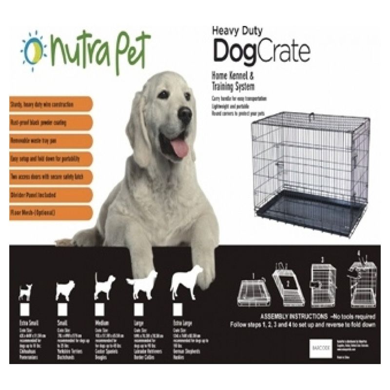 NutraPet - Double Door w/ Divider Large