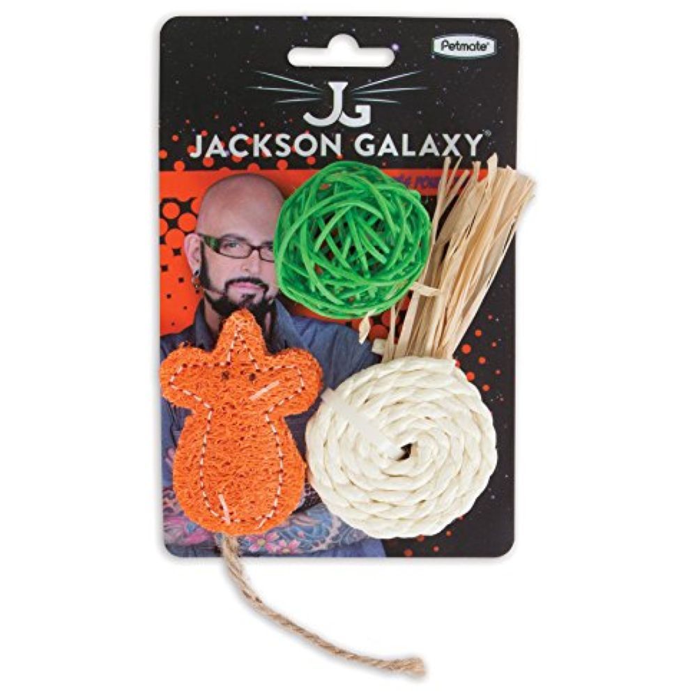 Petmate - Jackson Galaxy Natural Play Time - Pack Of 3