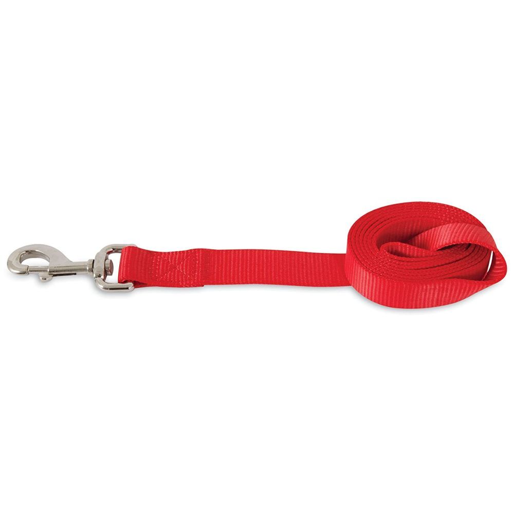 Petmate - Aspen Pet Nylon Dog Lead 1"X5' - Red