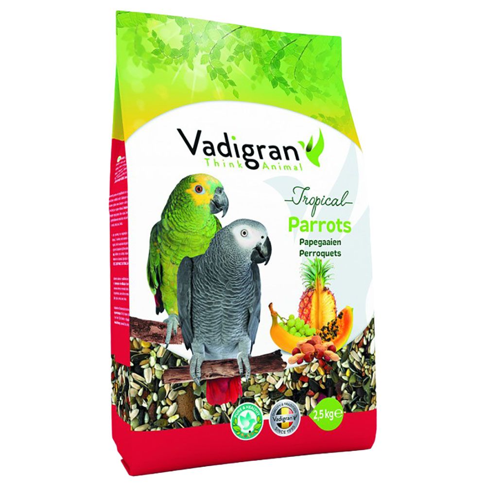 Vadigran - Parrot Tropical 2.5kg With Mix Fruits