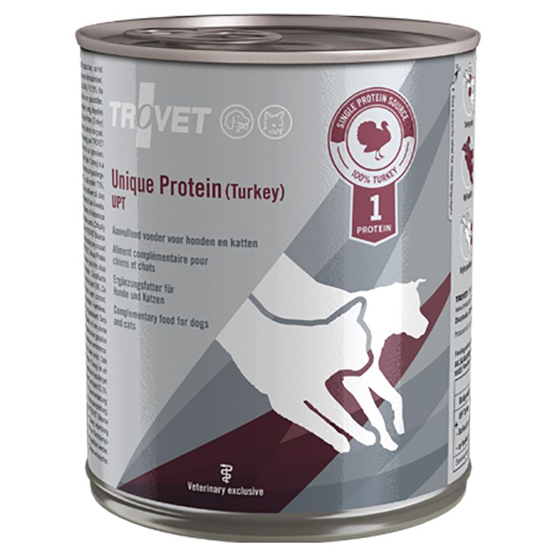 Trovet - Unique Protein Turkey Dog & Cat Wet Food Can 400g