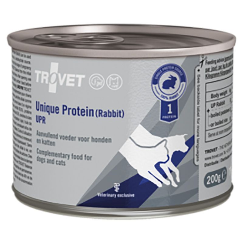 Trovet - Unique Protein Rabbit Dog & Cat Wet Food Can 200g