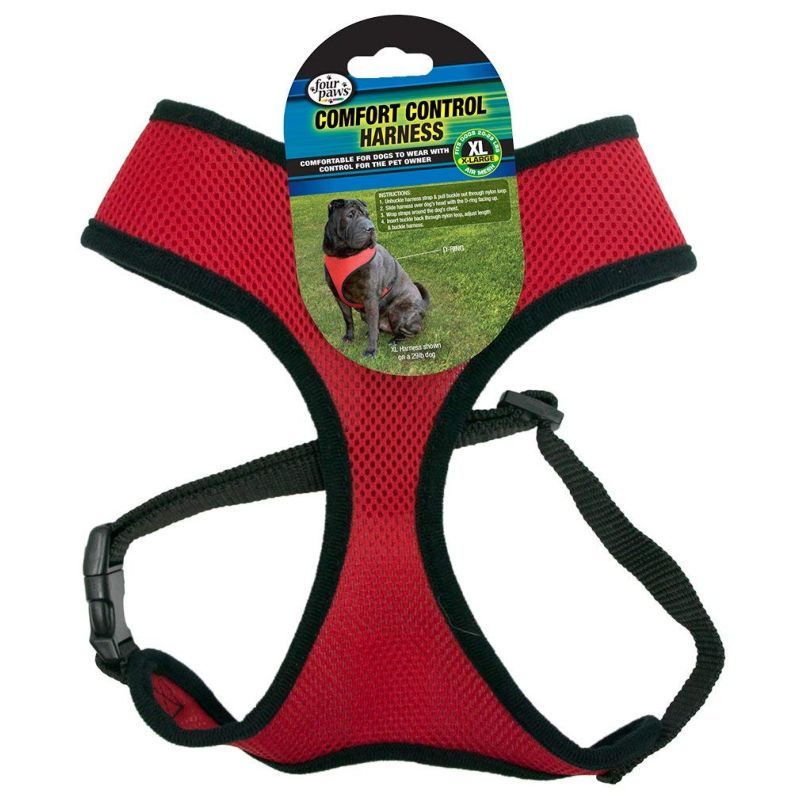 Four Paws - Comfort Control Harness XL Red 12/cs