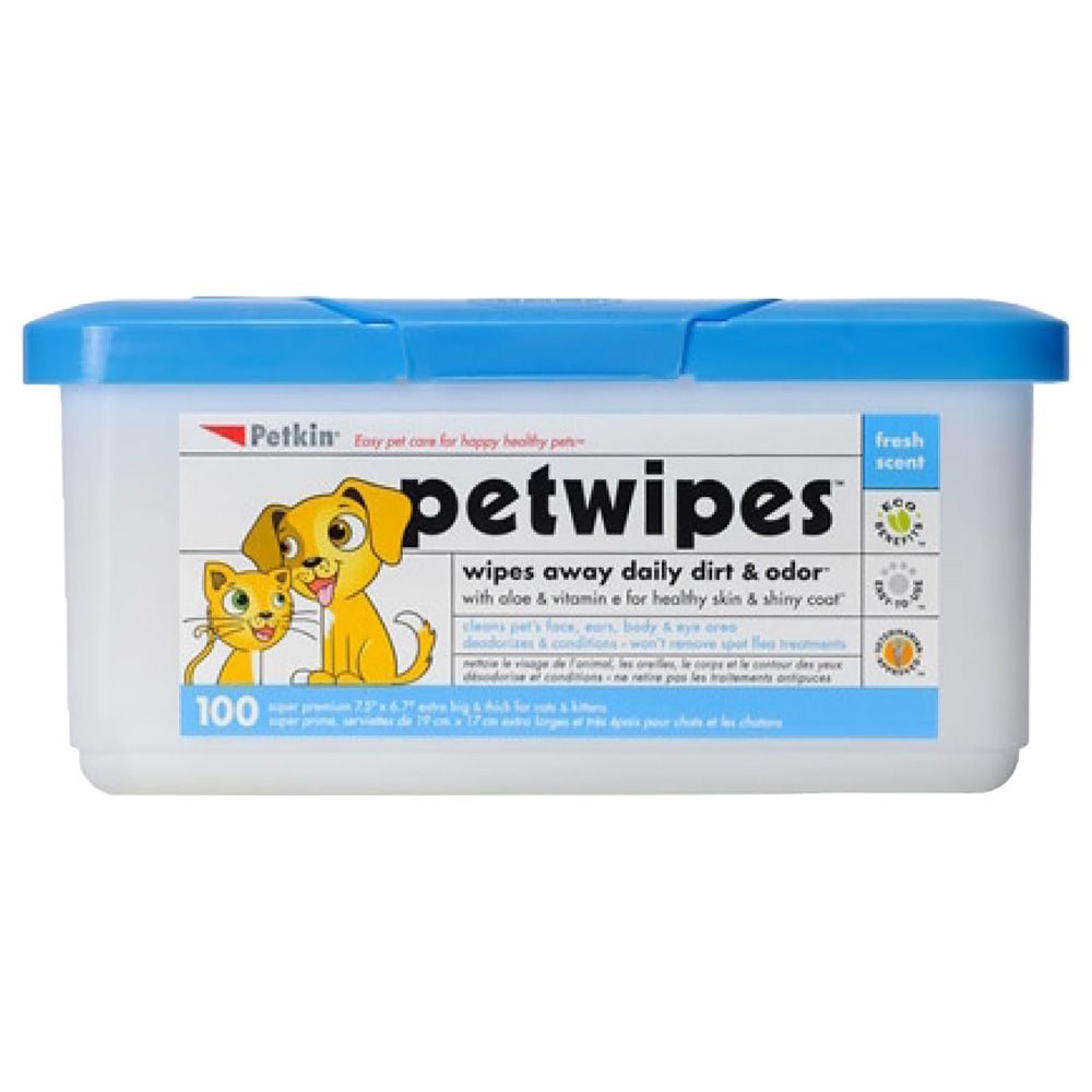 Petkin - Pet Wipes - 100Pcs