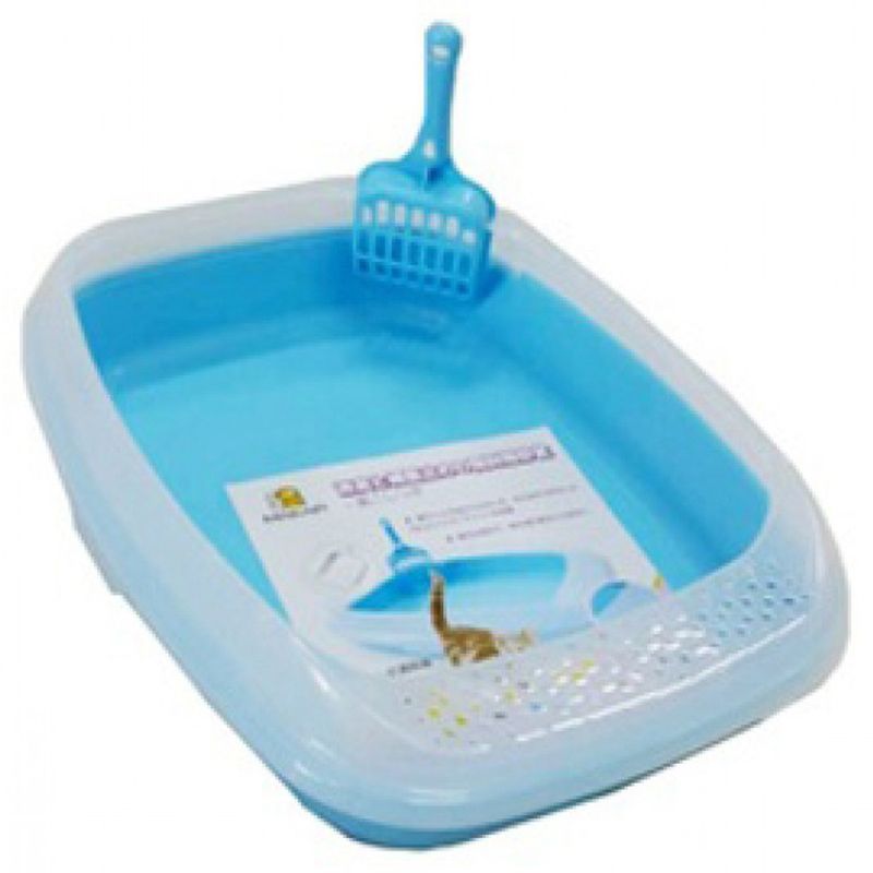 NutraPet - Cat Toilet Little Cat Litter Box Blue