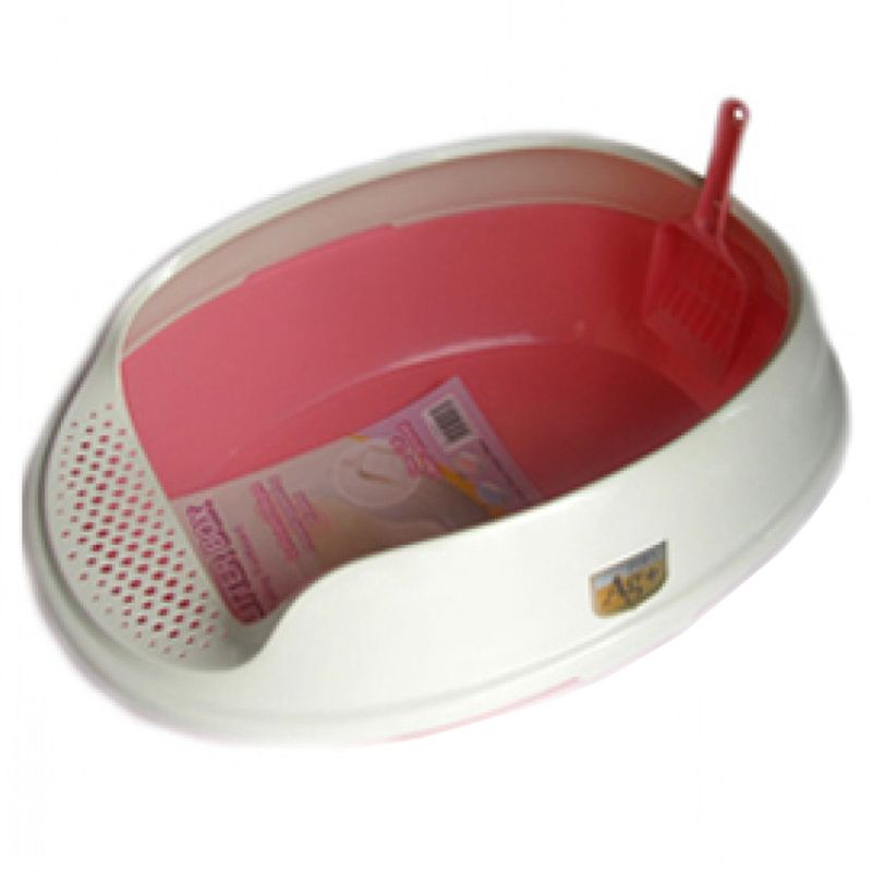 NutraPet - Cat Toilet Deodorized Cat Litter Box Pink